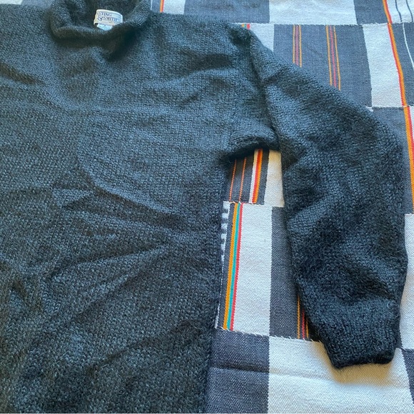 Vintage Hasting & Smith Mohair Wool Blend Pullover Sweater. Size Small. Collar. - Picture 5 of 14